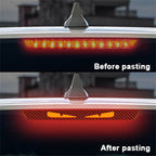 3D Carbon Fiber Look Sticker Emblem Demon Eye Brake Tail Light Decal