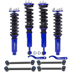 Coilovers Shocks Struts + Rear Lower Camber Arm Kit for Honda Accord (2003–2007)