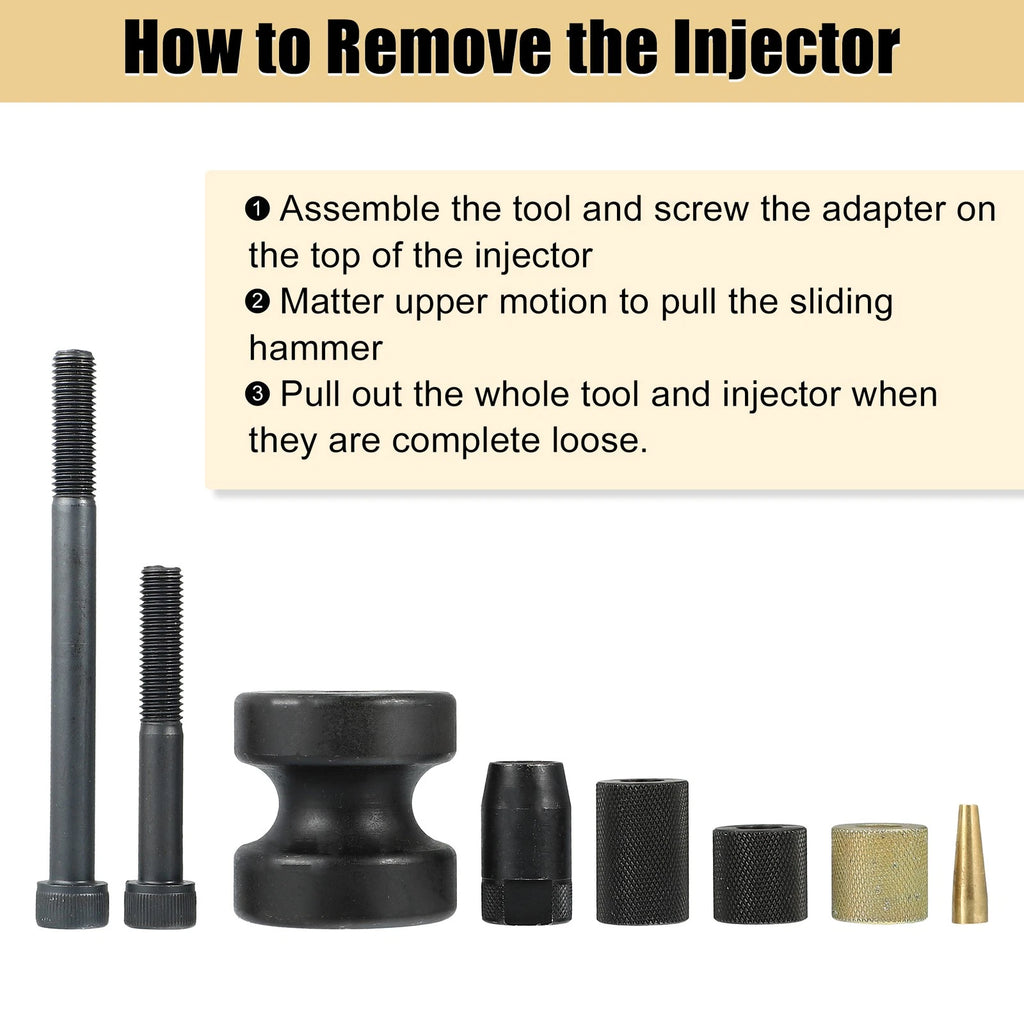 Set of 2 Injector Puller and Seal Installer Tools for BMW N14 N18 N54 (130192, 130195)