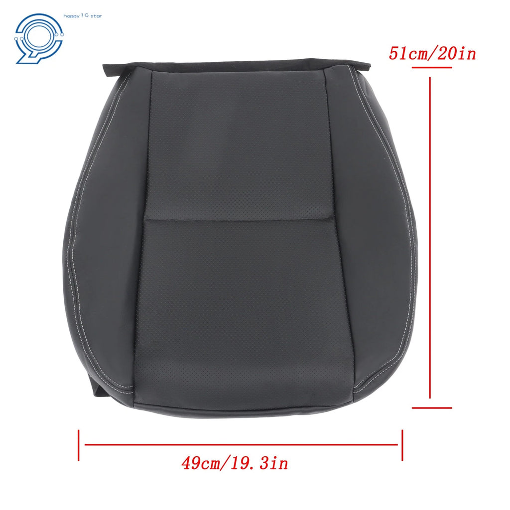 Driver Bottom Seat Cover for Subaru Forester (2014-2016) Leather Perforated