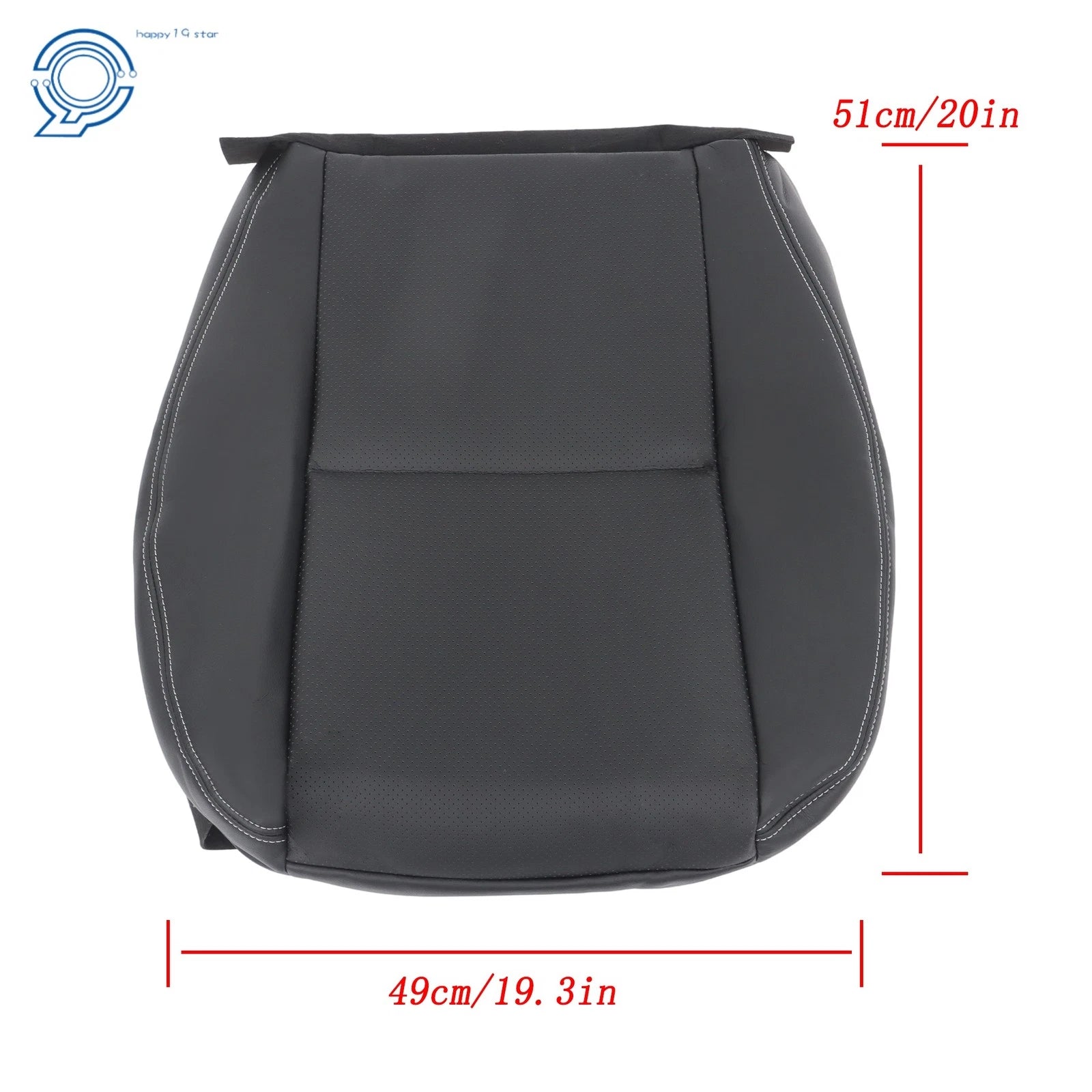 Driver Bottom Seat Cover for Subaru Forester (2014-2016) Leather Perforated