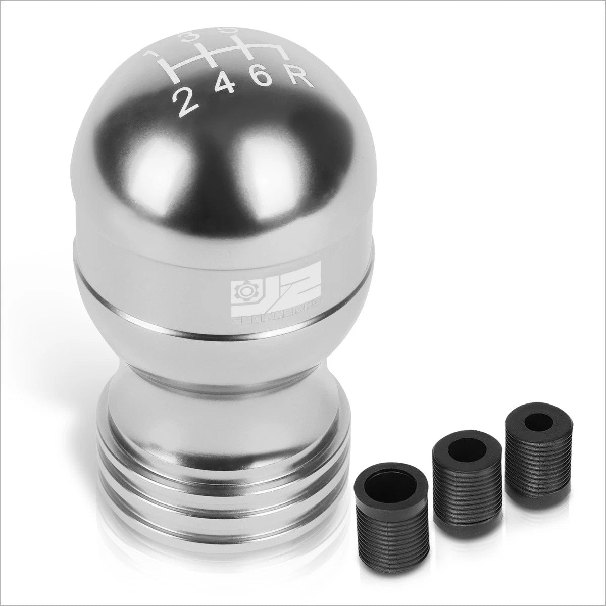 J2 Teardrop Aluminum 6-Speed Manual Shift Knob for Universal Fit (2000–2023)