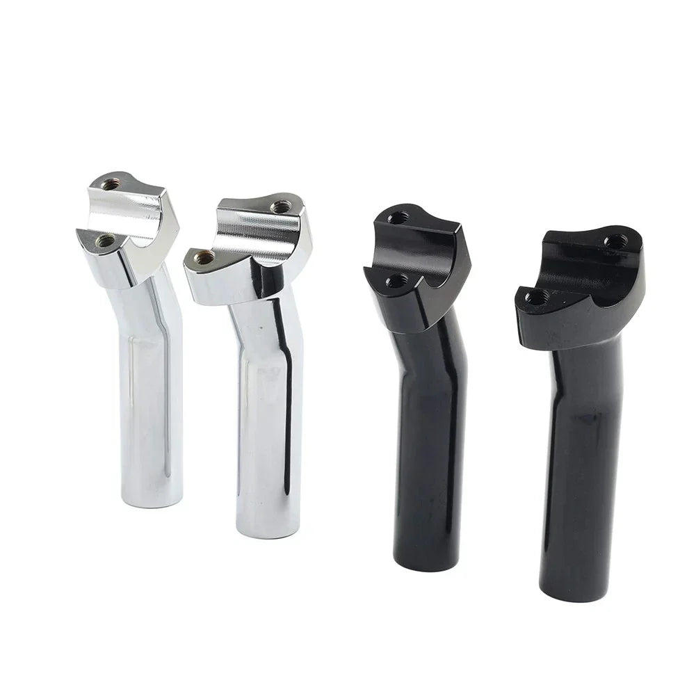5.5" CNC Pullback Handlebar Risers for Harley Dyna Softail Sportster (2004-2023)