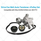 Drive Fan Belt Auto Tensioner Pulley for Hilux KUN16 KUN26 (2005–2015) 1KD-FTV