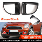 2X Front Air Duct Frame Bezel Cover for Mini S R55 R56 R57 R58 R59 JCW