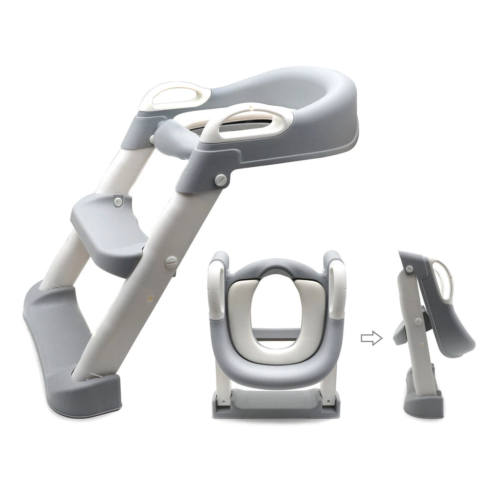 Toddler Potty Training Seat with Ladder for Kids (Fits Most Toilets)