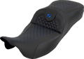 SADDLEMEN Extended Reach RoadSofa Seat for Motorcycle (w/o Backrest)