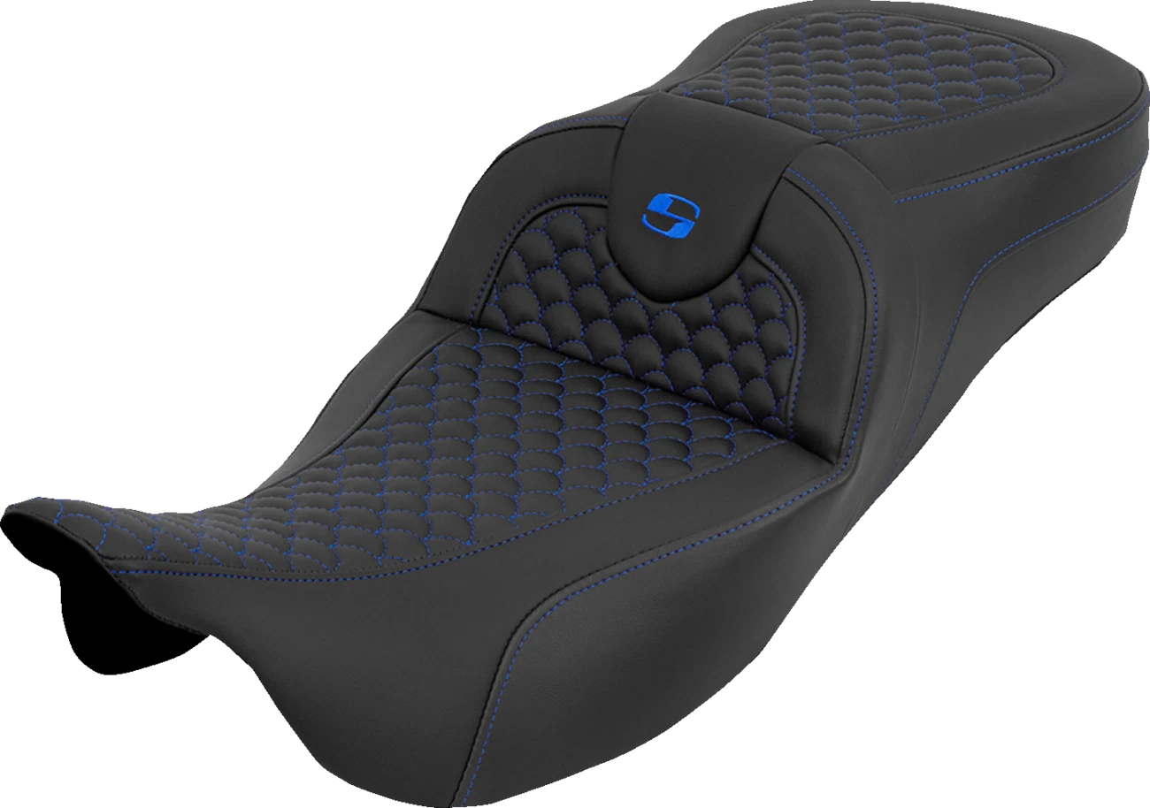 SADDLEMEN Extended Reach RoadSofa Seat for Motorcycle (w/o Backrest)