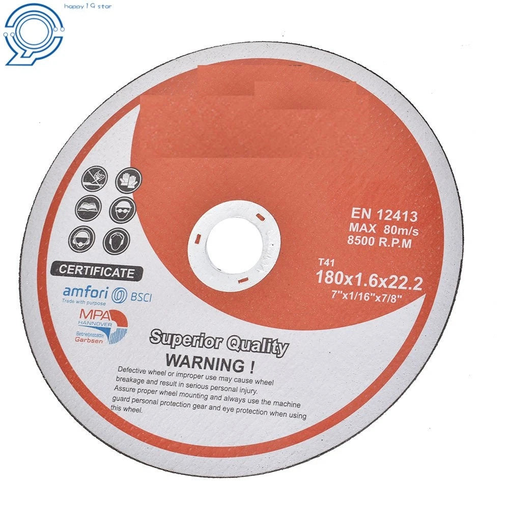 25 Pack Cut-off Wheels for Metal & Stainless Steel (7"x7/8"x1/16")