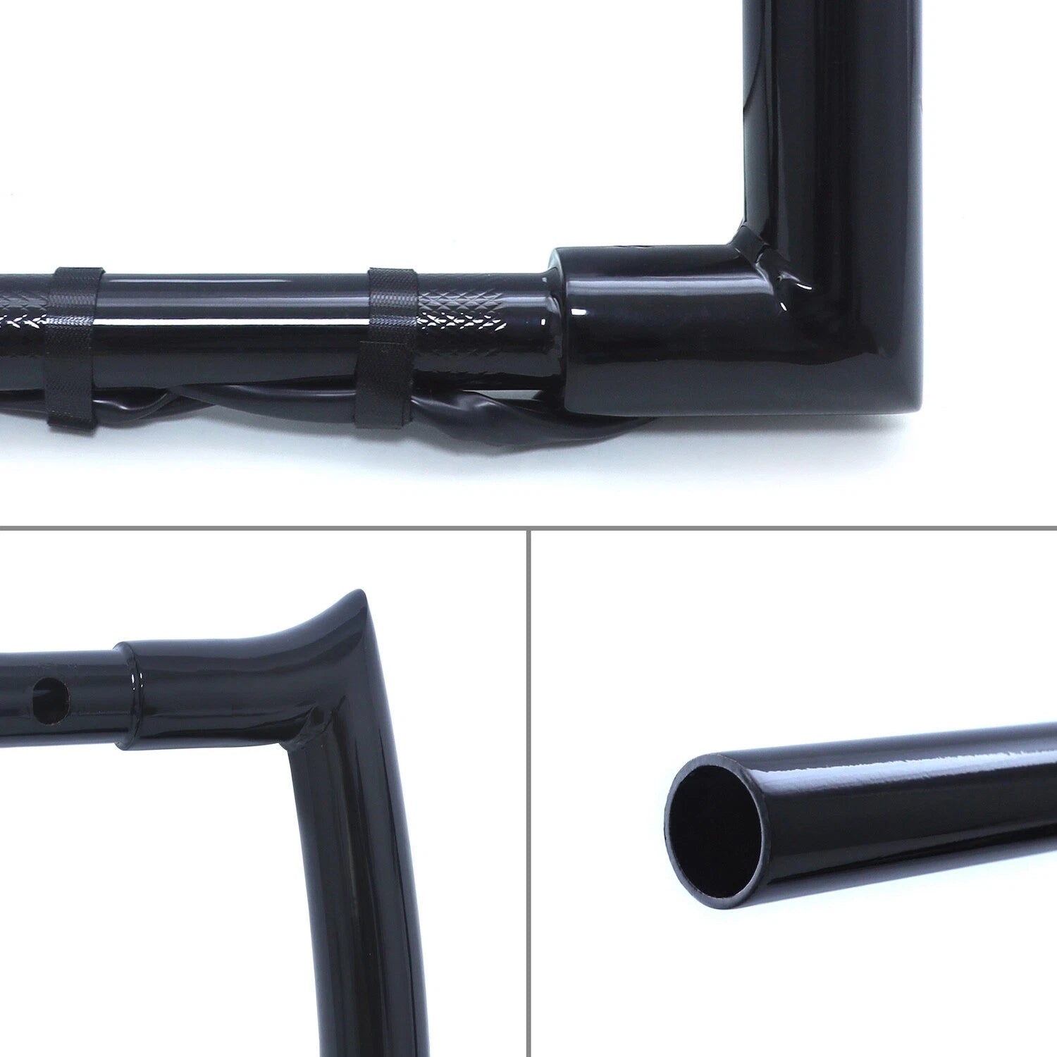 Black 14" Prewired Handlebar 1.5" 32mm for Harley Road Glide (2015)