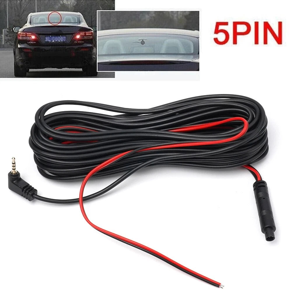5Pin Video Cable Extension for Trucks (12V, 32.8ft)