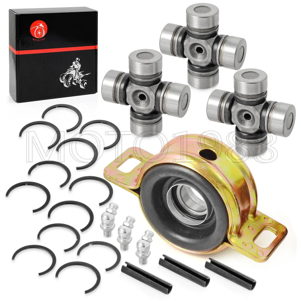 2 x Front Rear Prop Shaft Carrier & U-joint for Polaris RZR S 900/1000 (2014–2019)