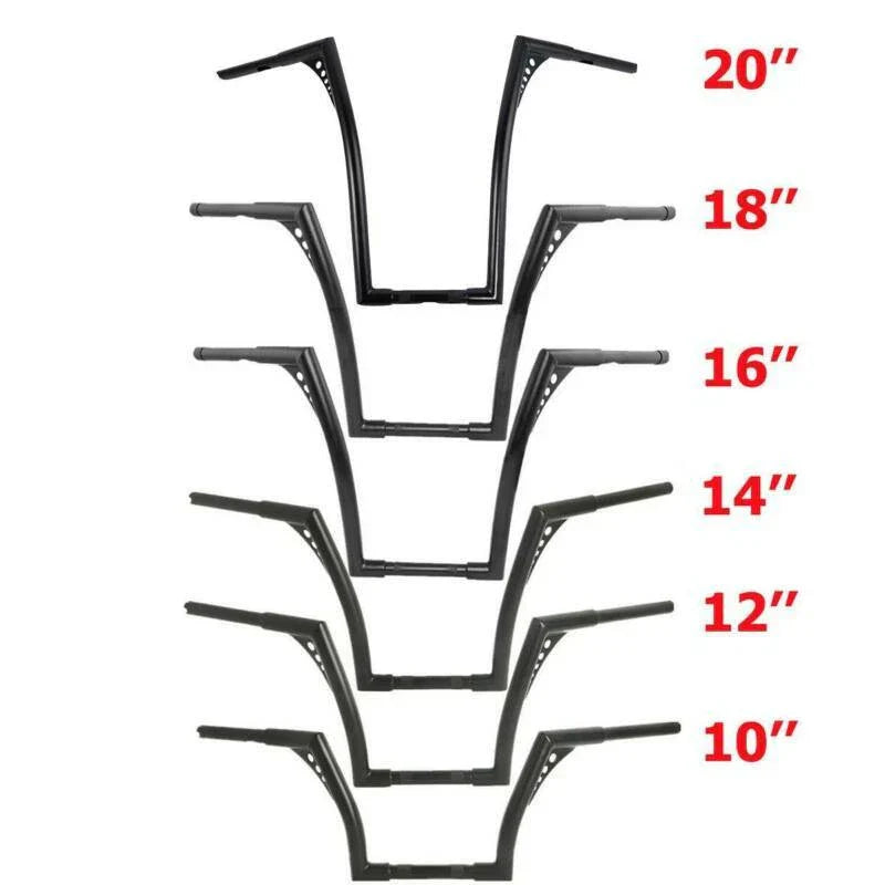 10" 12" 14" 16" 18" 20" Rise 1 1/4" Handlebar for Harley Sportster 883 (2004-2023)