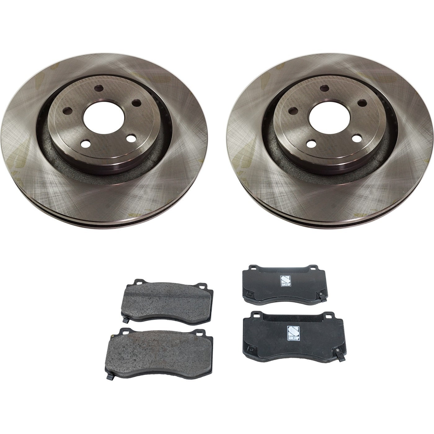 Brake Disc & Pad Kit for Jeep Grand Cherokee (2006–2010) Front Semi-Metallic