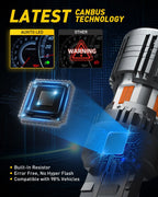 2X Amber LED Front Turn Signal Light Bulbs for Various Vehicles (YYYY–YYYY)