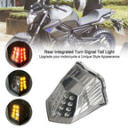 Turn Signal Tail Light for Yamaha Diversion 600 XJ6 FZ6 (2009–2017) Black T9