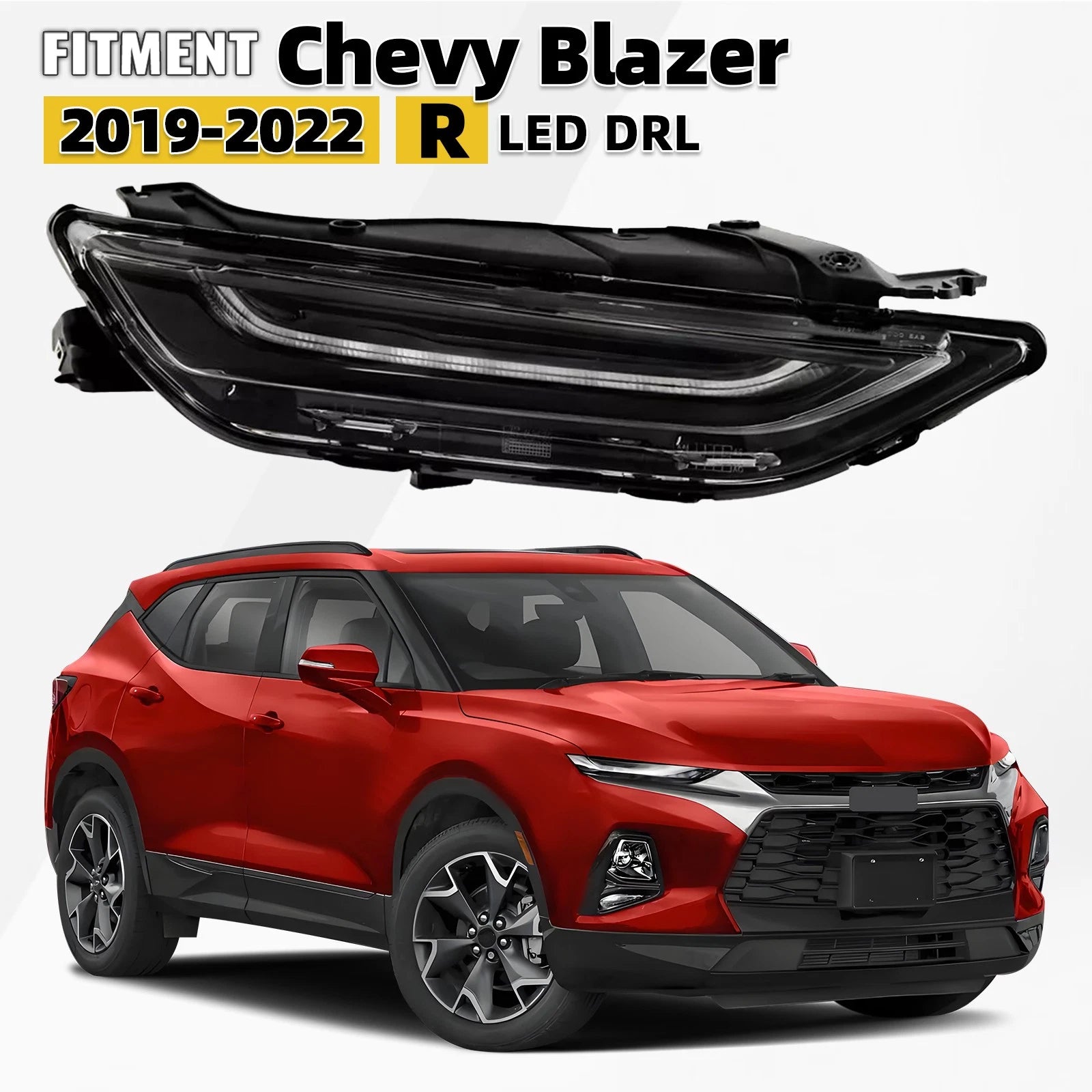 LED Daytime Running Light DRL for Chevrolet Blazer (2019–2022) Right Side