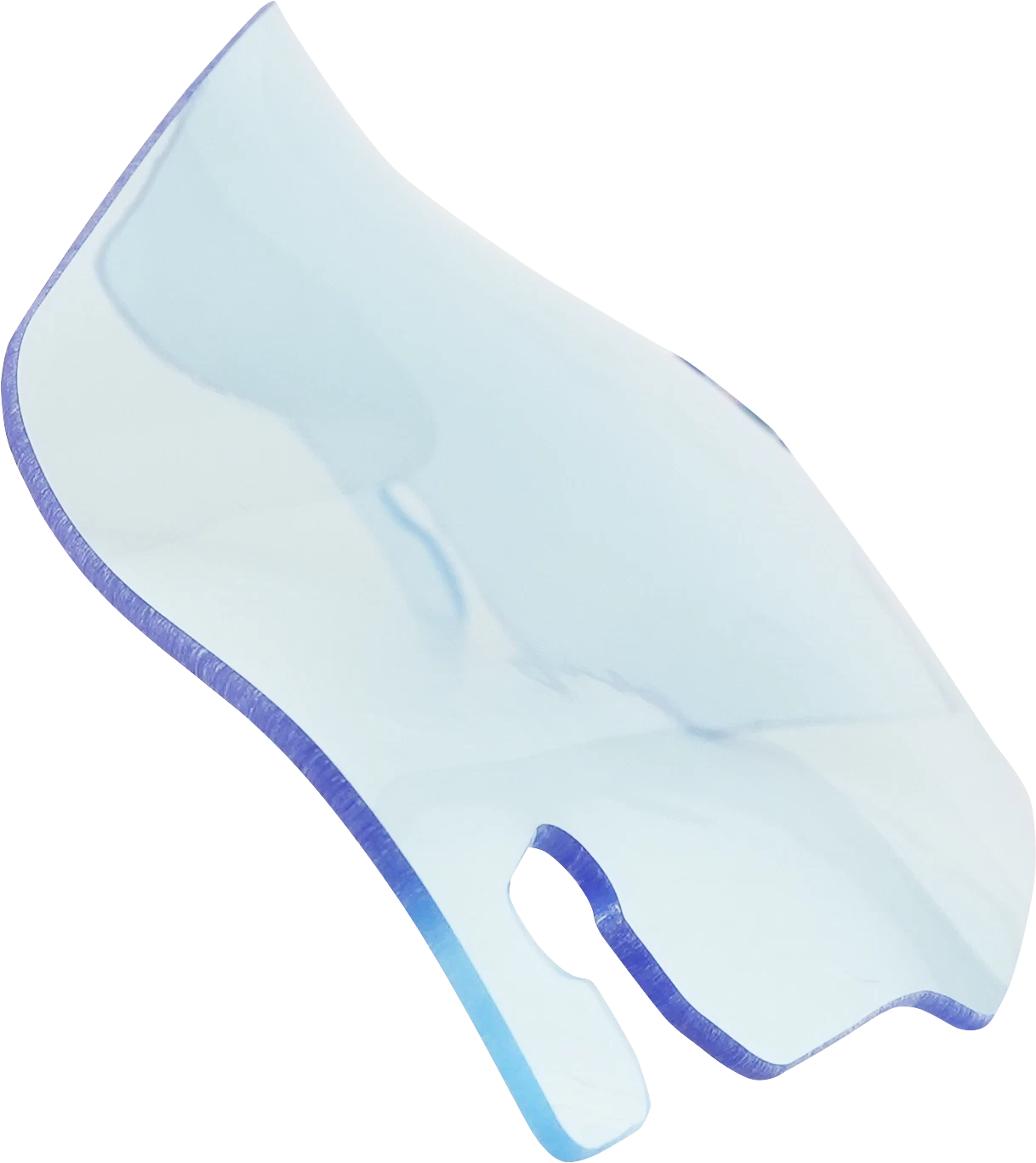 Klock Werks Kolor Flare Windshield 3.5" Blue Ice for Harley Davidson (2014–2023)