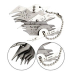 10 Piece Stainless Steel Fillet Welding Gauge Set for Automotive