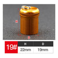 Aluminum Alloy Fishing Rod End Cap for 1 Piece Rod