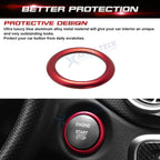 Red Engine Start Button Surround Ring Decor Trim for Mercedes CLA GLA (2013-2019)