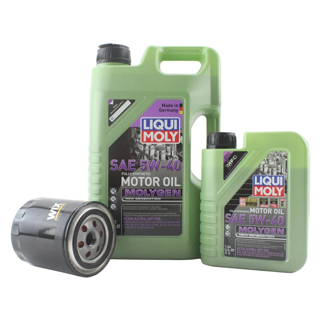 6L Liqui Moly Molygen 5W-40 Oil Change Kit for Audi A4 Quattro (2002–2008)