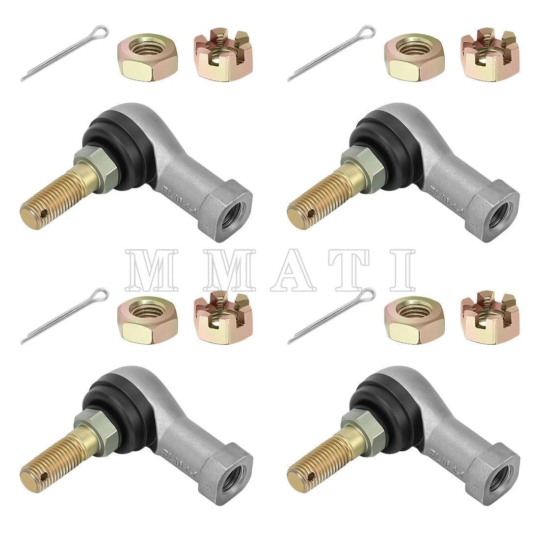 2X Tie Rod End for Polaris Trail Boss 250, 250R, Big Boss, Trail Blazer 250 (1990–1999)