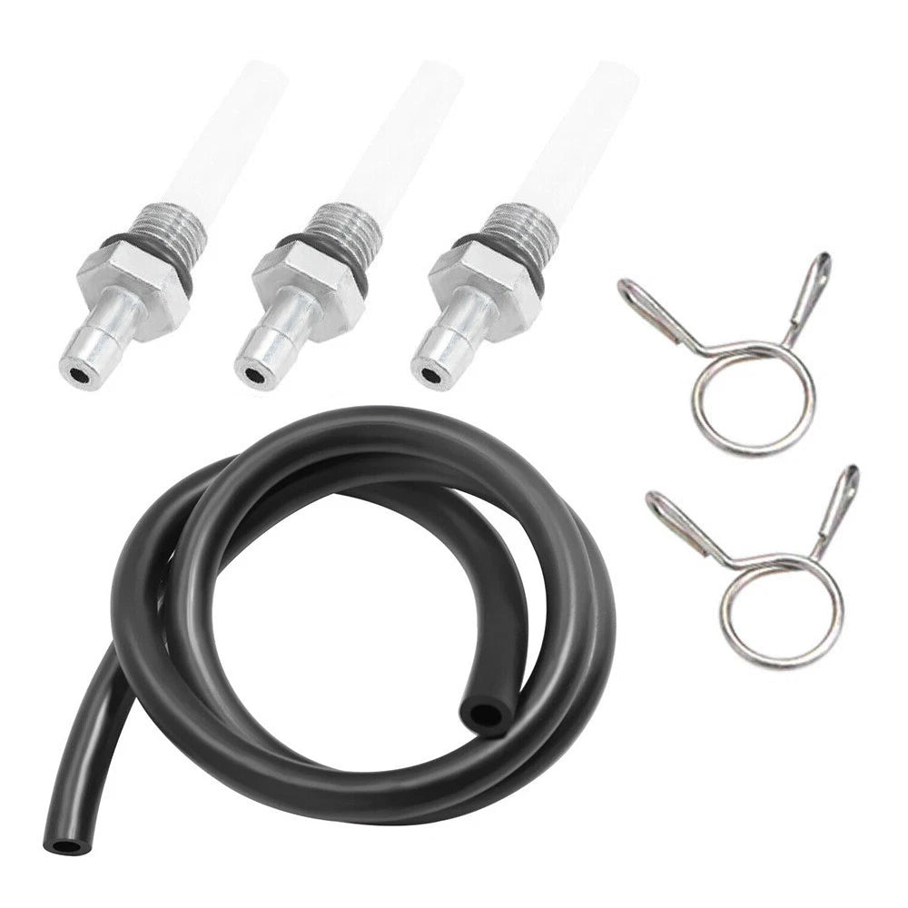 Set of 2 Fuel Line Gas Tank Joint Filter Clamps for Generator (N/A)