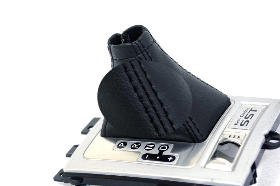 Automatic Shift Boot Cover for Mitsubishi Lancer (2008–2016) Black PVC Leather
