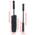 Set of 4 Soft Bristle Tire Rim Cleaning Brushes for All Vehicles