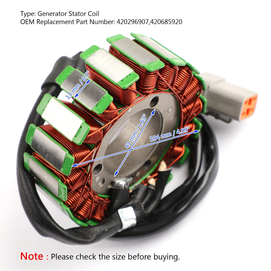 Stator for Can-Am Outlander Renegade 450 500 570 650 800 1000 (2004–2018) T9