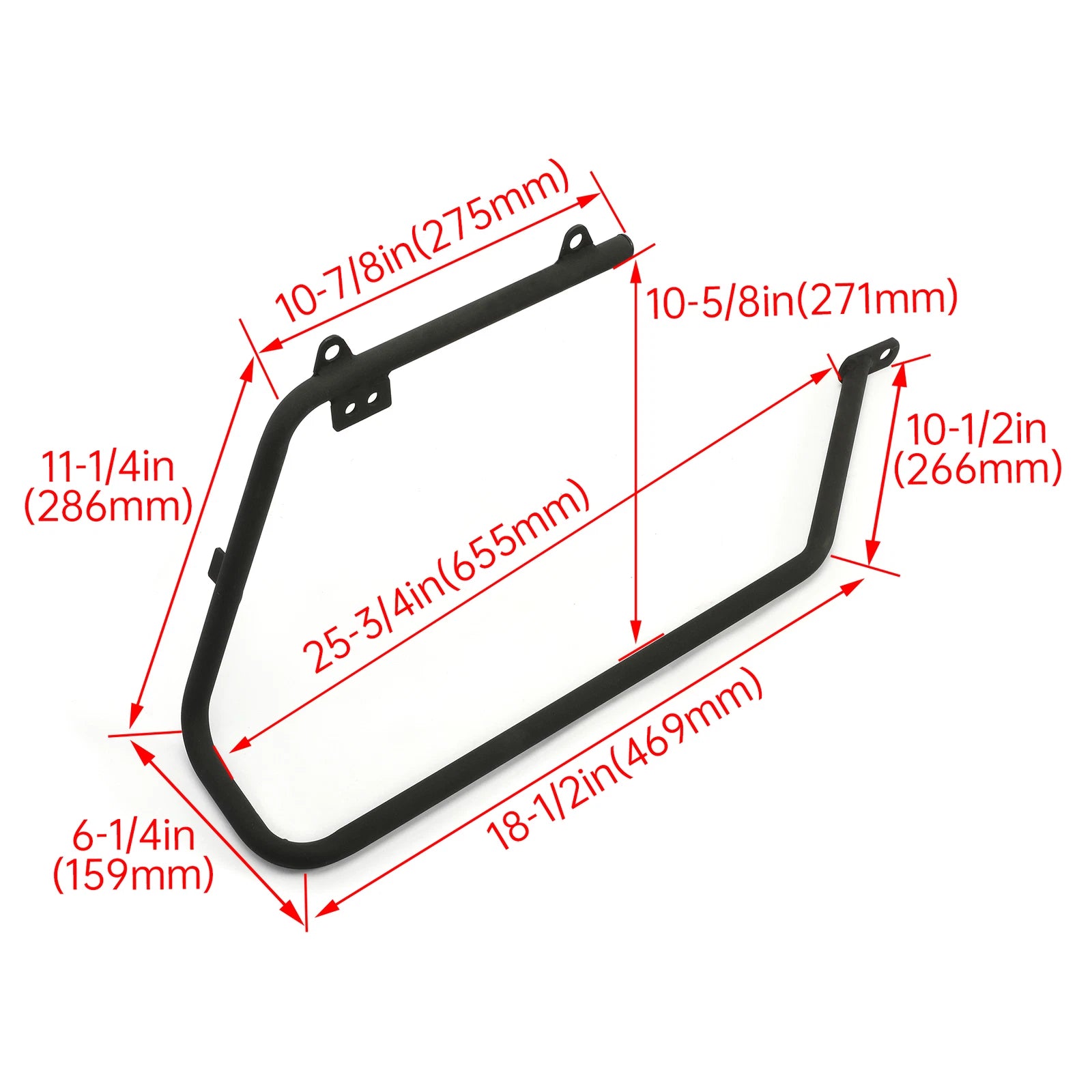 Saddlebag Conversion Brackets Mount Kit for Harley Davidson Sportster (2004–2014)