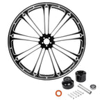 Front Wheel Rim Hub for Harley Touring Glide (2008–2025) 26"x3.5" Single Disc