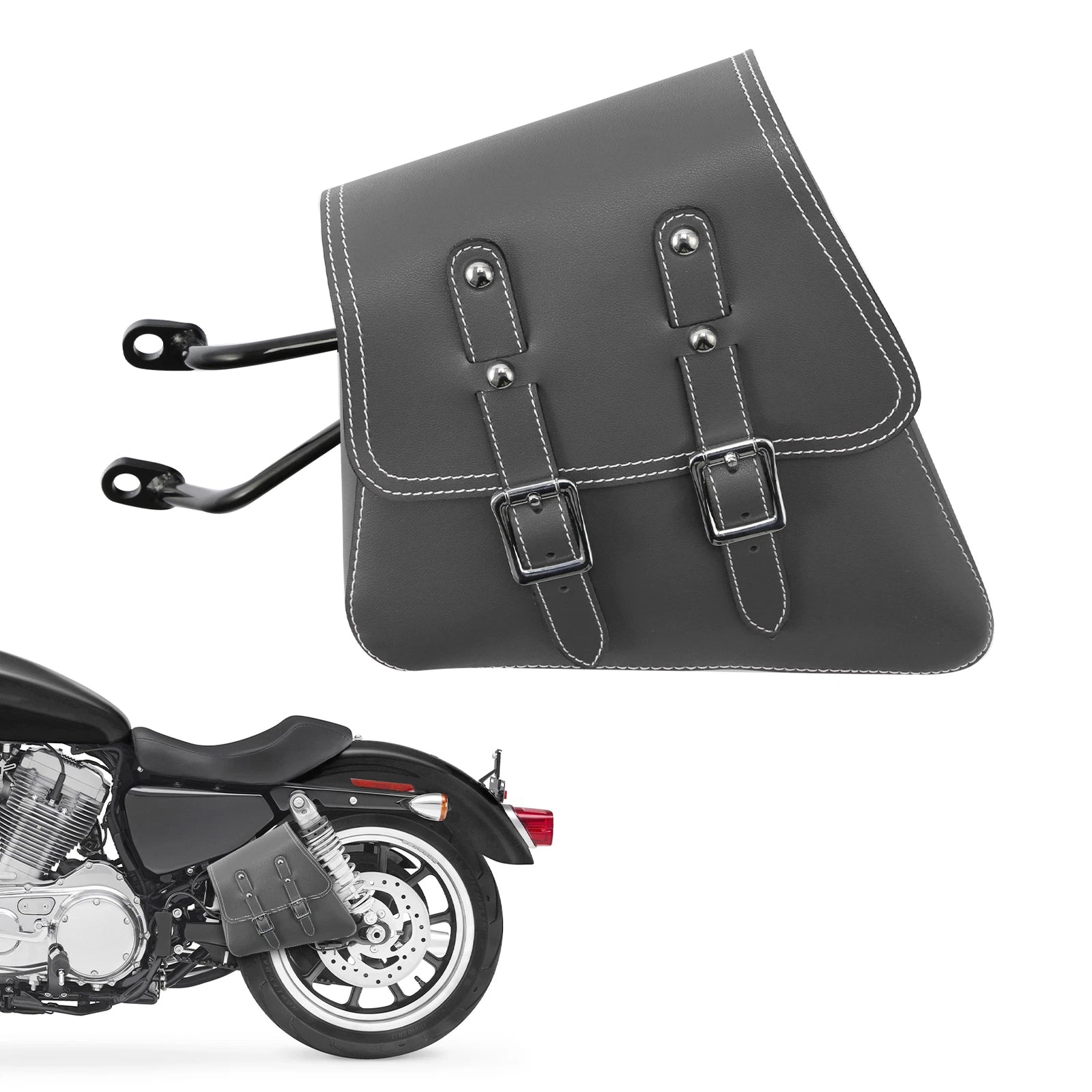 Saddle Side Bag for Harley Sportster 883 XL883 XL1200 (2007–2020)