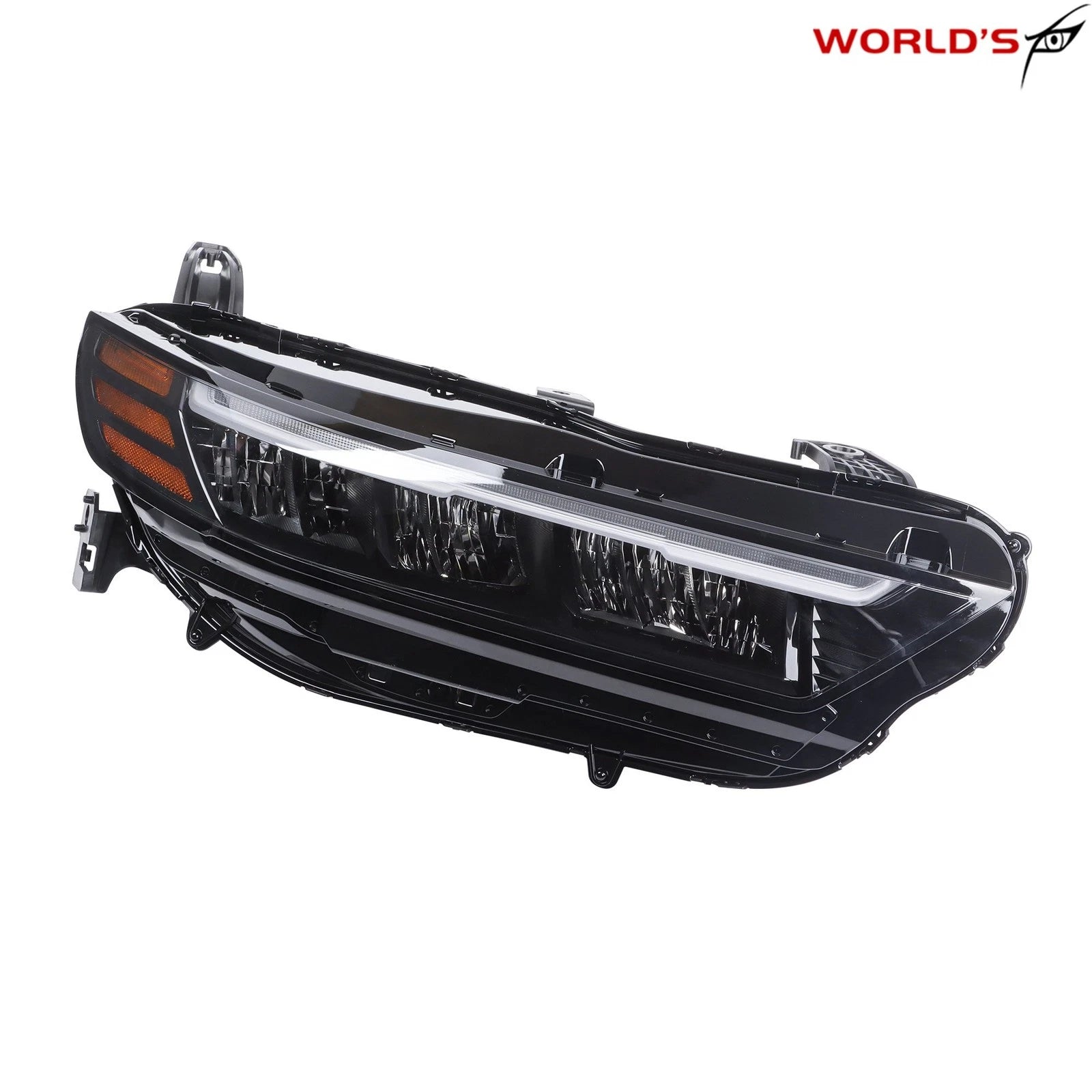 Full LED Headlights for Honda Accord (2023–2024) with LED DRL Signal Black Trim