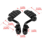1-1/4" Engine Guard Foot Pegs for Harley Touring