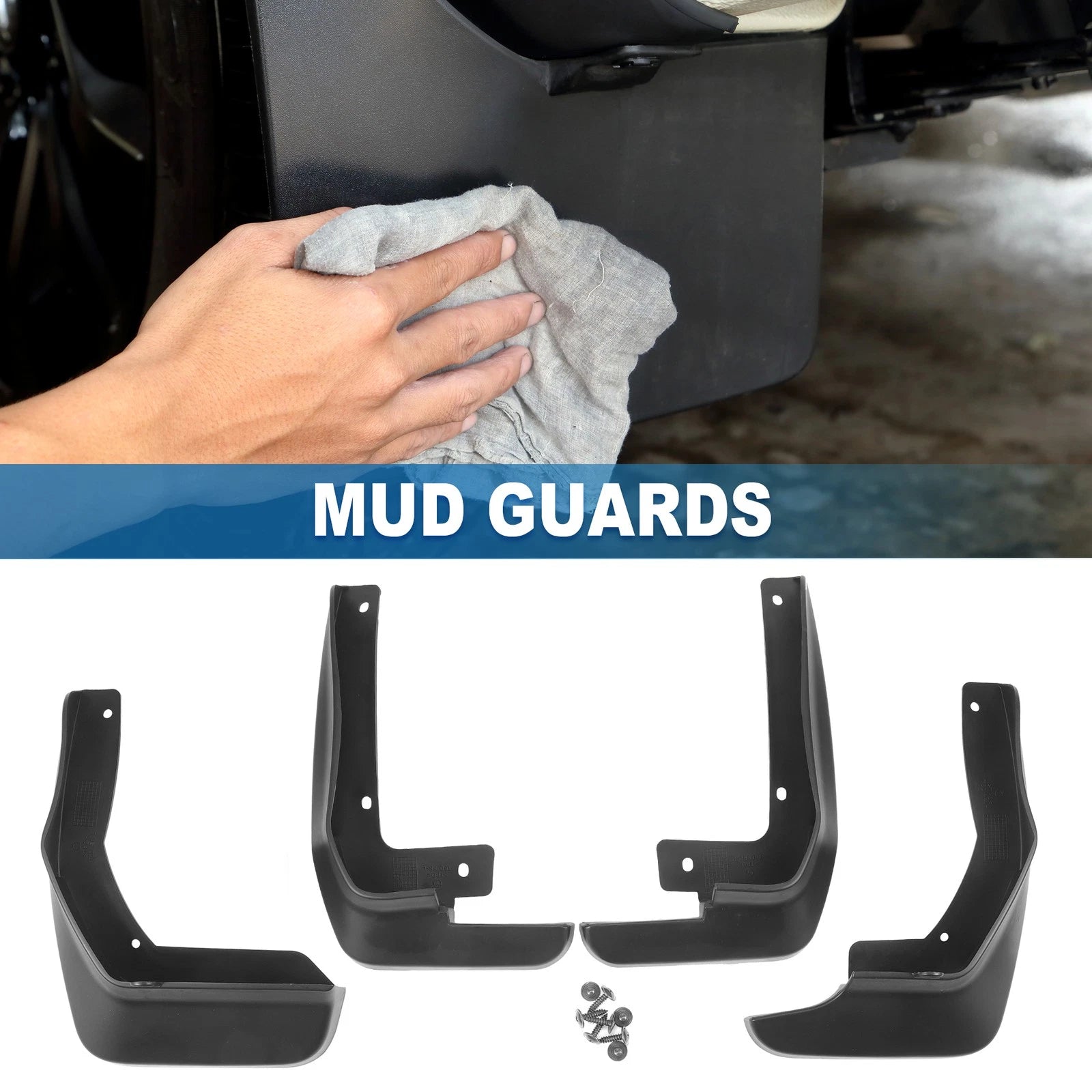 Mud Flap Splash Guard Set for Honda Odyssey (2018–2023)
