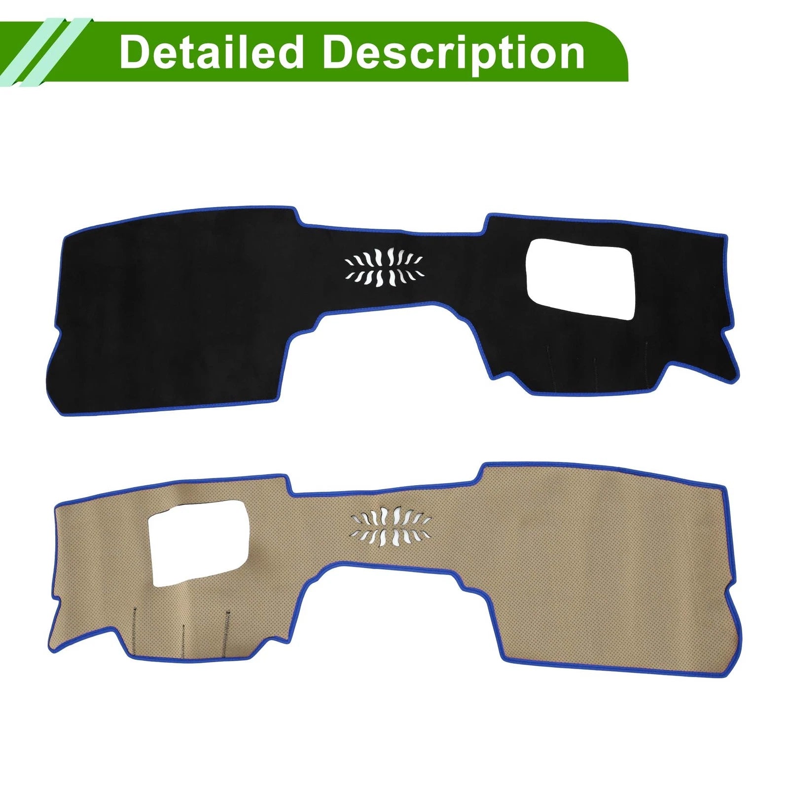 Dashboard Cover Mat for Mazda CX-30 (2020–2024) Sun Protector Black Blue