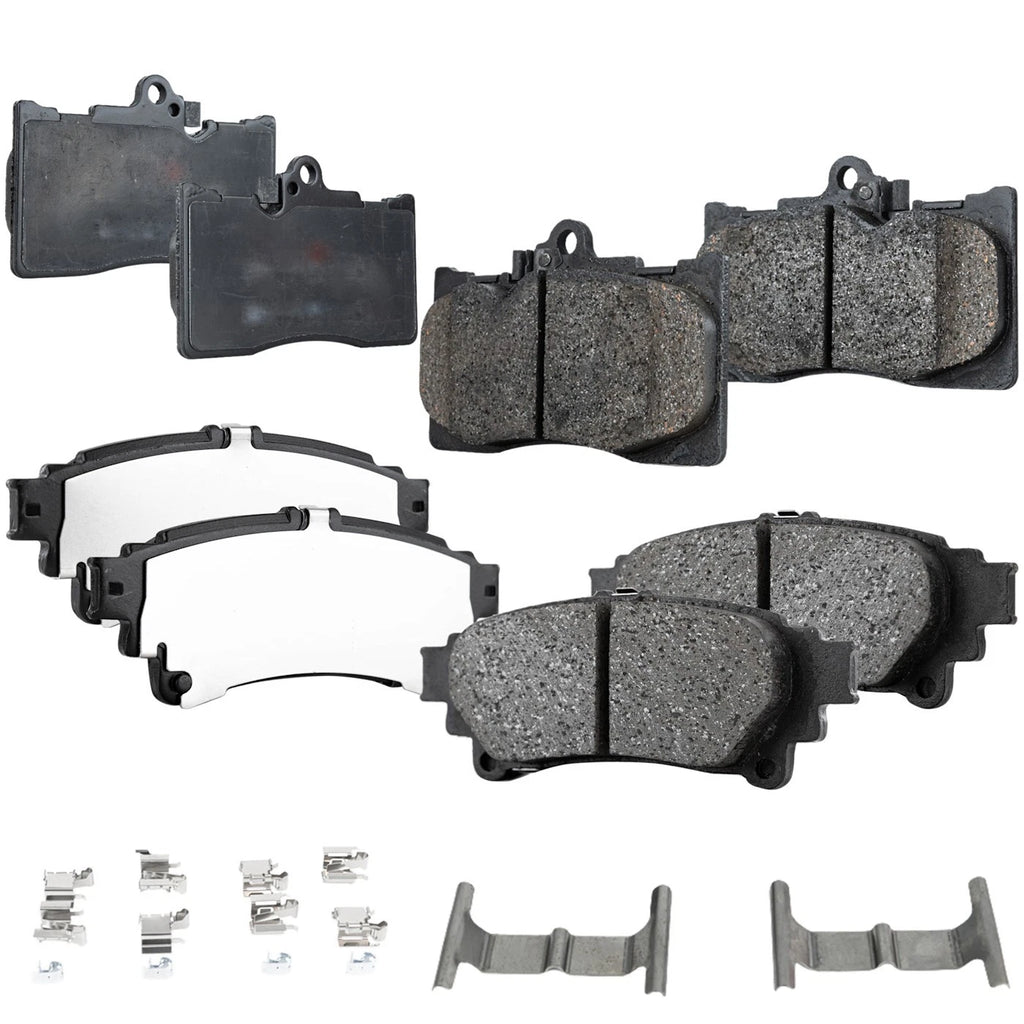 Set of 4 Brake Pads for Lexus IS300 IS350 (2018–2020)