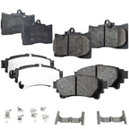 Set of 4 Brake Pads for Lexus IS300 IS350 (2018–2020)
