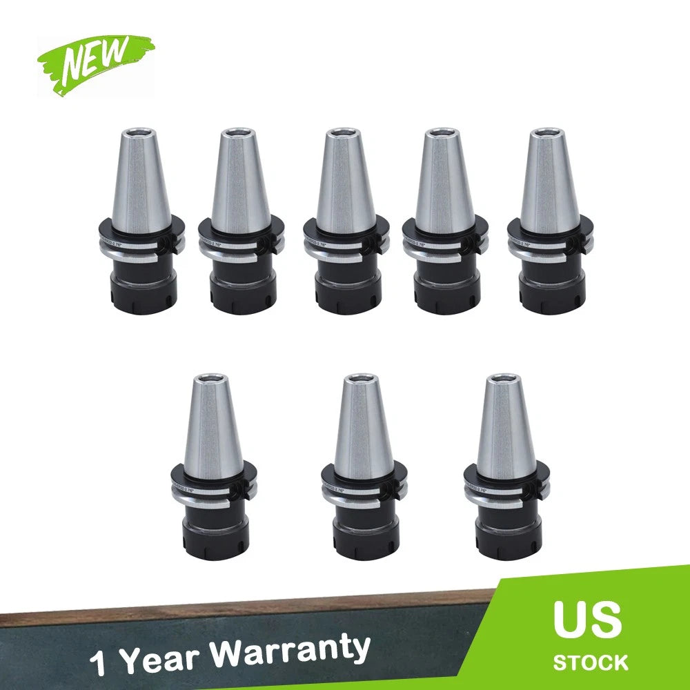 8pcs ER Collet Chuck CAT40 x ER32 for CNC Machines (G2.5/25000RPM)