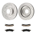 Drilled & Slotted Brake Kit for Chevrolet Trailblazer (2002–2005)