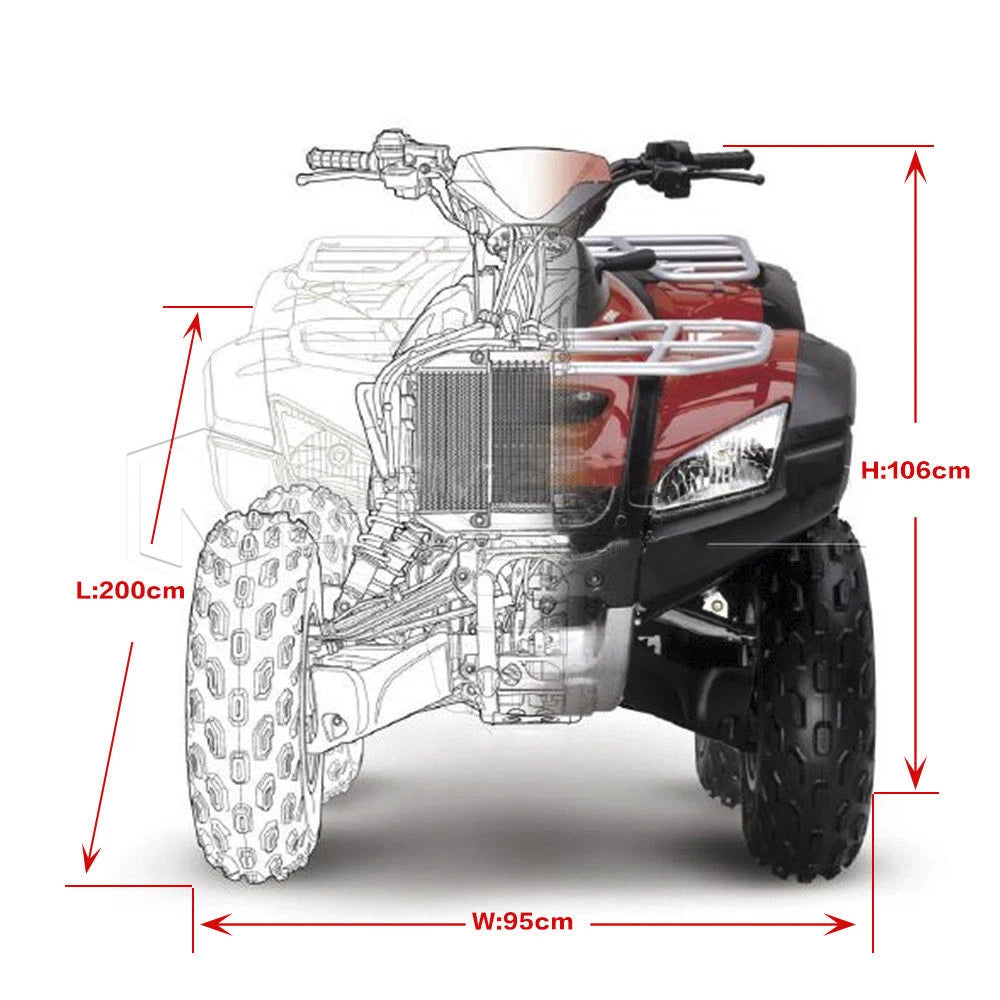 Car Cover for ATV ATC (Waterproof, UV Resistant, Dust Protector)