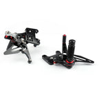 Rearset for Triumph Speed Triple 1050 (2005–2010) Black