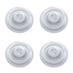 Plain Center Rally Wheel Hubcaps Replacement for 1967 Chevrolet (7 Inch)