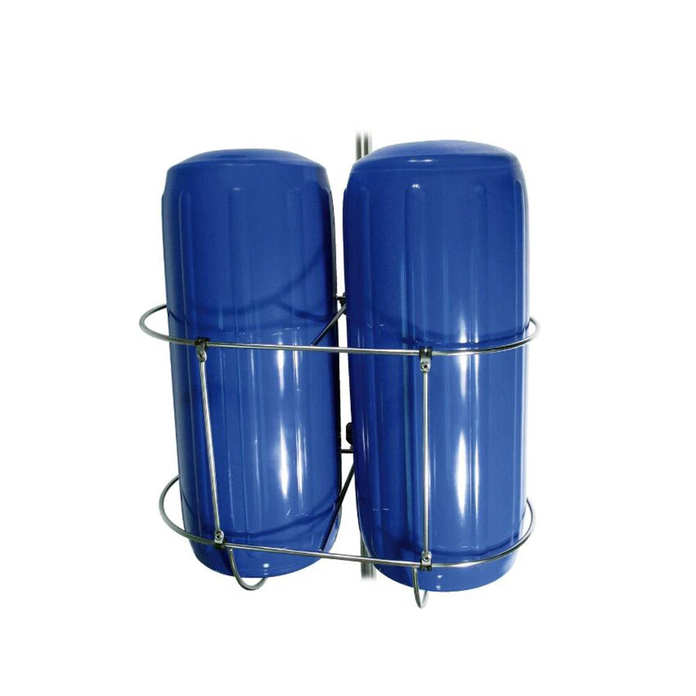 Folding Double Fender Holder for Inflatable Boat (9.5 Inch)