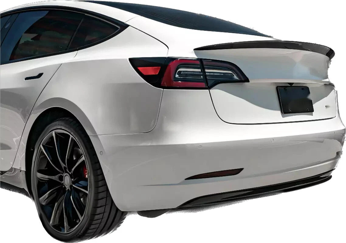 Rear Trunk Spoiler Wing for Tesla Model 3 (2017–2023) Carbon Fiber Look