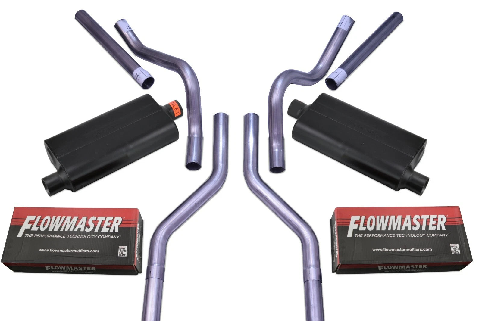Dual Exhaust Kit for Chevy GMC C10 (1963–1972) - Flowmaster 50 Series