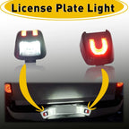 2 LED License Plate Lights for Nissan Xterra (2007–2015) Frontier (2007–2019)
