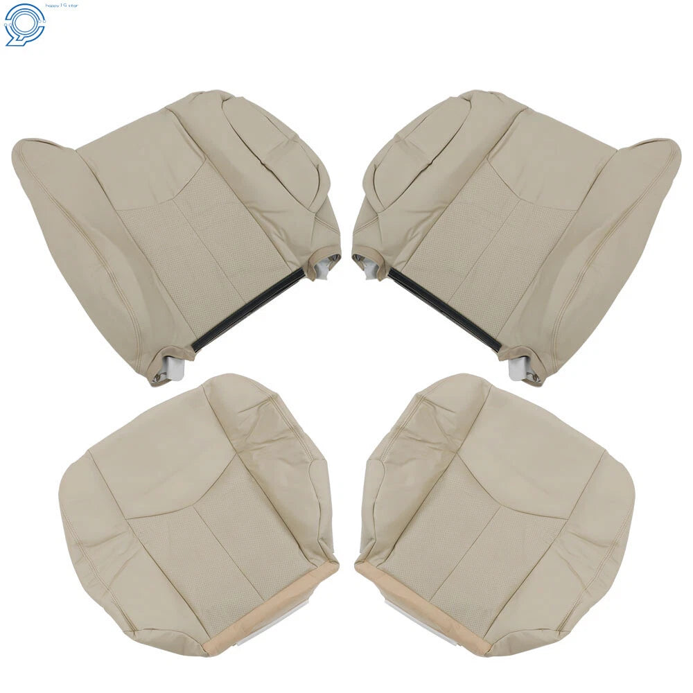 Tan Seat Covers for Cadillac Escalade (2003-2006) Front Both Sides